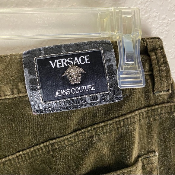 Versace Jeans Couture Vintage Velvet Size 32 - Picture 3 of 8